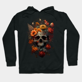 Skull and Flowers #1 Hoodie